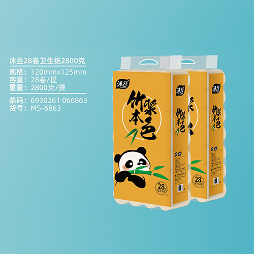 沐丝28卷卫生纸2800克